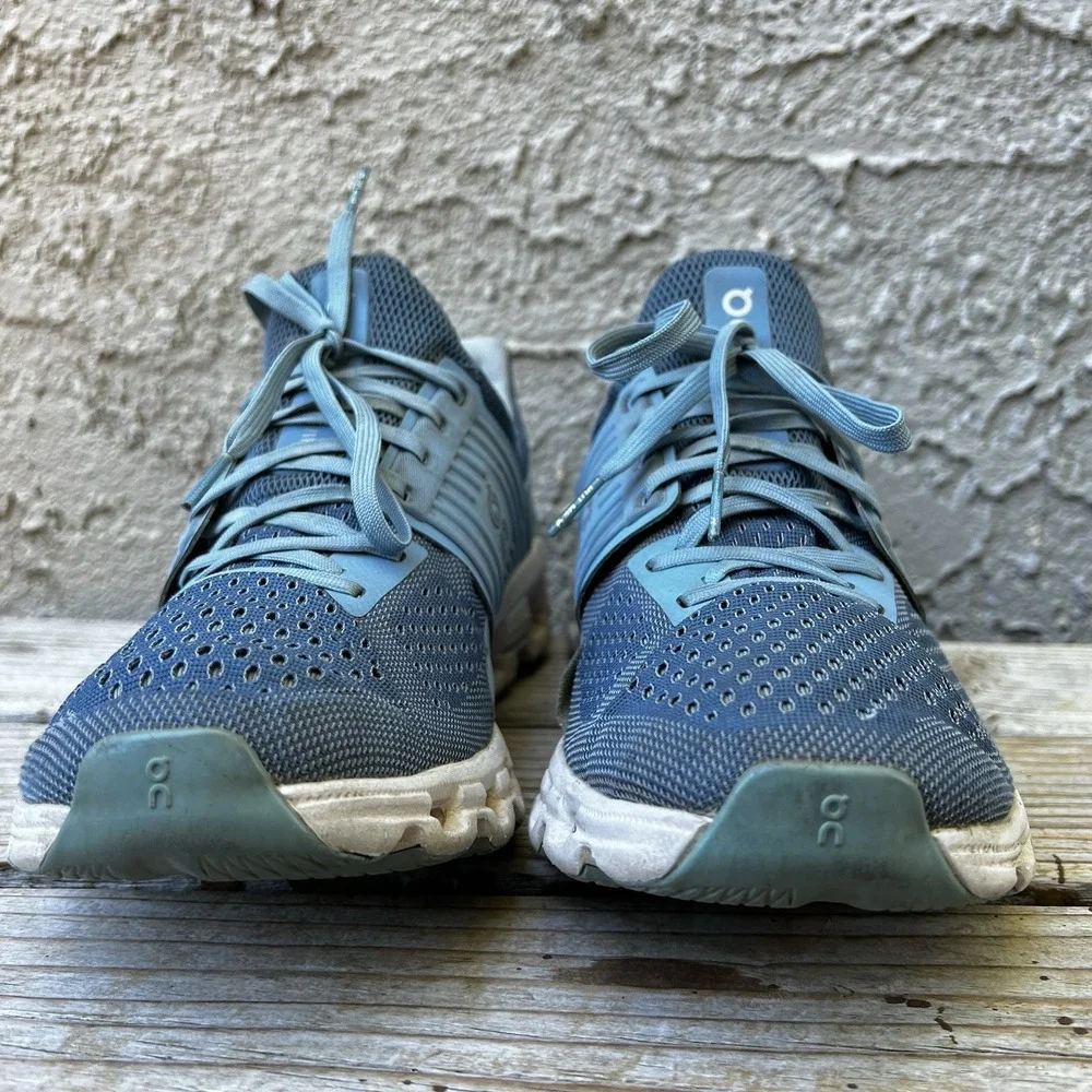 On Cloudswift Shoes Womens Size 10.5 Blue CloudTec Running Sneakers Athletic